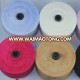 100% polyester colored 18s feather yarn For the line edge rib jacquard fabric