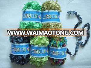 Polyester Feather Yarn for knitting scarf